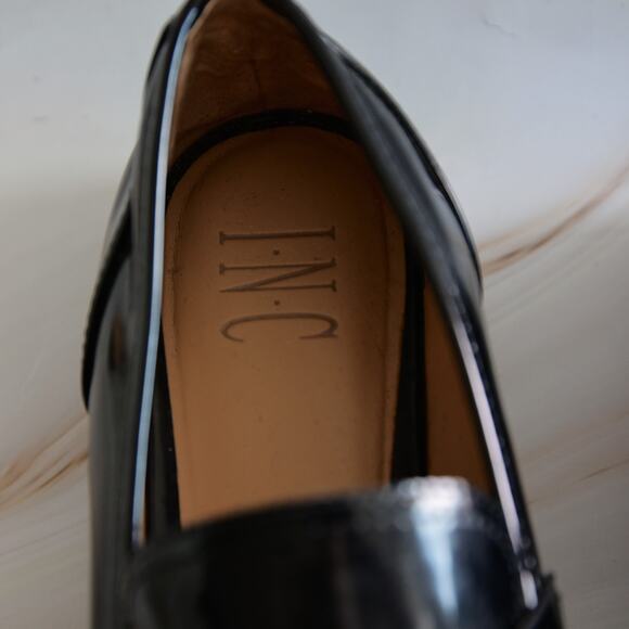 I.N.C. INTERNATIONAL CONCEPTS Brea Chain-Trim Lug Sole Loafers size 9.5 M - Picture 3 of 10